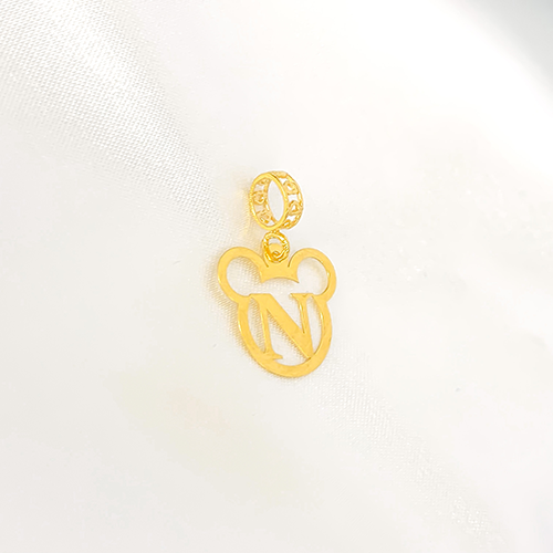 Mini 916 Gold Mickey Charm